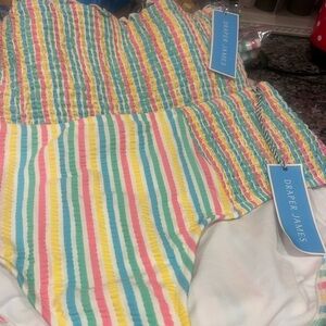 Draper James Multicolor Striped  two piece Swimwear